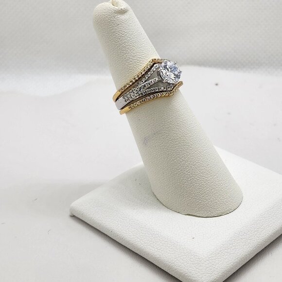 Brand New Sterling Silver 925 3pcs Gemstone Ring